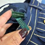 Ralph Lauren LAUREN‎  Shorts Womens Size 10 Blue Gold Pinstripe Gold Button Photo 6