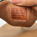 FitFlop Lulu Silky Weave Green Wedge Thong Sandals Women’s size 10 Comfort Photo 11