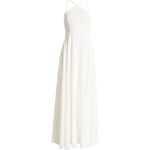 Lulus  Absolutely Breathtaking Halter Gown Women's XS Off White Maxi Sleeveless Photo 14