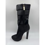 Herve Leger Herver Leger Runway High Heel Boots Suede/Leather Black 35.5 EU 5 US Photo 9