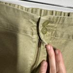 Young Fabulous and Broke Wide Leg Baggy Pant Women S Tan Green Cotton Minimal Boho Photo 6