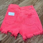 Risen Neon Pink  Jean Shorts  Photo 1