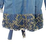 Derek Lam  10 Crosby Denim Kimono Jacket Wrap Belted Floral Patchwork Size 0 | XS Photo 6