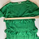 Lovers + Friends Lovers + Friends Womens Mona Mini Dress Size XS Green Ruffle Tiered Party Flowy Photo 9