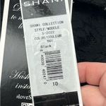 Shani Tiered Flounce Double Ruffle Lace Dress Womens SZ 10 Black Long Sleeve NEW Photo 4