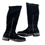 La Canadienne 6 M Women Henley Black Suede Waterproof Riding Tall Zip Boots Photo 0