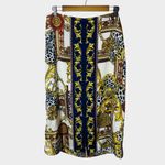 Cache Baroque Chain Print Midi Skirt Size M NWT Photo 1
