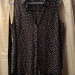 simply styled  Polka Dot Button Up Top Photo 0