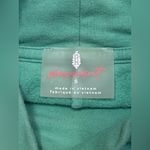 FreePeople Movement Oversized Mock Neck Back Zip Green Longline Sweatshirt Tunic Photo 15