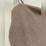 Good American NWOT Lavender Gold Sparkle Thin Strap Scoop Neck Bodysuit Size L Photo 1