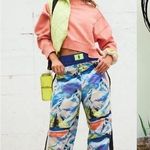 Free People FP Movement Printed apres End Zone Pants size XS NWOT Photo 1