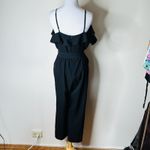 Banana Republic  Factory Black Ruffle Jumpsuit Photo 5