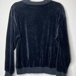 Vintage Russ Black Velour Pullover Shirt Size M Photo 2