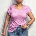 Wildfox Pink Short Sleeve Distressed Tee Shirt Sz S Photo 0