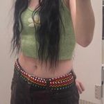 LA Hearts Fuzzy Flower Tank Top + ππ Photo 1