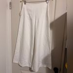 Maeve Anthropologie  $138 Wide Legged White Cropped Pants Resortwear Photo 4