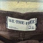 Free People  We The Free risk taker cord straight leg pants in chocolate truffle Photo 5