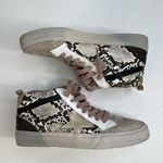 Shu Shop Women's 7 Sneaker Paulina In Natural Snake Print Distressed Suede Upper Photo 3