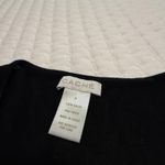 Cache Black Open Front Studded Draped Cardigan Long Sleeve Sz M Medium Rayon Photo 4