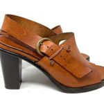 ROBERT CLERGERIE leather pen toe slingbacks, made in France, size 7B Photo 4