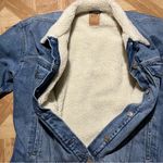 Gap  Oversized Denim Sherpa Jacket medium Photo 3