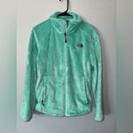 The North Face Womens Jacket Medium Mint Green Osito
Fleece Full Zipper Photo 3