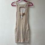 Bebe  | Metallic Tan Bodycon Fitted Dress XXS Photo 4