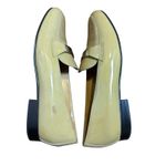 Lauren Ralph Lauren Yellow Patent Leather Loafers Womens 7.5B RL Logo Classic Size 7.5 Photo 3
