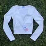 Tiger Mist NWT  Thunder White Long Sleeve Top Shirt Photo 4