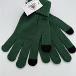 Disney  Parks Womens Tech Gloves Mickey Mouse Head Icon Rhinestone Bling Green Photo 3