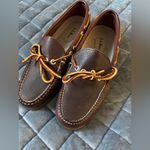 L.L. Bean women’s Loafers Leather Shoes Dress Size 7M flats Brown Photo 7