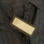 Storm And‎ Marie Navy Striped Button Front Shirt Dress Modest Preppy Medium NWT Blue Photo 4