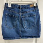 Garage Medium Denim Blue Mini Skirt Photo 1