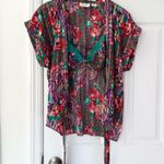 Victoria's Secret Victoria’s Secret Vintage Red Pink Green Plaid Paisley Bralette Kimono Set Photo 9