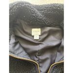 J.Crew  Vest Womens Size XS Black Teddy Zip Preppy Quiet Luxury‎ Classic Capsule Photo 4