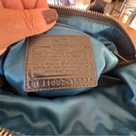 Coach  Madison Signature Sequins Poppy Sophia Satchel Bag Black Canvas & Leather Photo 10