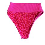 Beach Riot  Emmy Bikini Bottom in Famous High Risk pink Red Leopard S Photo 2