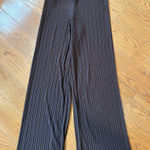 Mango MNG Brown Pleated Wide Leg Pants Women’s Size M Photo 0