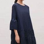COS  navy tiered dress Photo 0