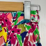 ZARA  Bright Colorful Floral Print Wrap Mini Skirt Womens XS Skort Tropical Beach Photo 7