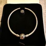 Pandora  Sterling Silver Dainty Bow Limited Edition Bangle Photo 0