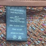 ASTR  the label off the shoulder boho floral chiffon sleeve crop top M Photo 12