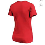 Fanatics NWT Washington Capitals Women's Lace-Up V-Neck T-Shirt Red Size Medium Photo 3