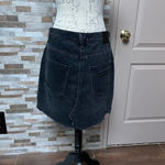 We The Free - black distressed denim jeans skirt Sz 31 Photo 4