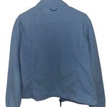 LL bean fleece full zip jacket Blue Size L Photo 8