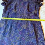 Koret Paisley Dress with embroidered Blazer set size 18 Purple Photo 10