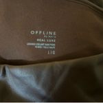 Aerie Offline by  real luxe caramel brown faux leather leggings womens size large Photo 1