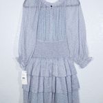 French Connection NWT Blue Diana Forget Me Not Floral Dress Size 6 Photo 5