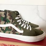 Vans Sk8-Hi Shoe Camo Olive / White Women Size 10.0 Men’s 8.5 US Photo 4