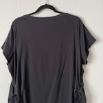 Old Navy  Maternity Womens Top XXL Ruched Sides Scoop Neck Stretch Fitted Casual Photo 4